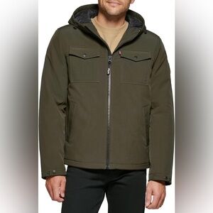 Levis windbreaker cozy jacket